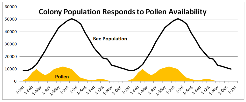 Pollen And Nectar Chart