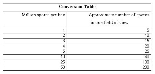 Conversion table