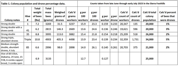Drones and Varroa: Section 2